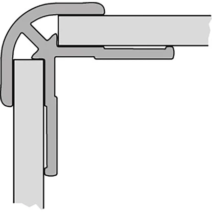 Hüppe Wandverkleidung EasyStyle BxH: 150 Cm X 255 Cm Peafowl Grau 8 Hüppe Wandverkleidung EasyStyle BxH: 150 Cm X 255 Cm Peafowl Grau – Bild 6