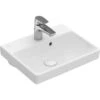 Villeroy & Boch Handwaschbecken Avento 45 Cm Alpinweiß Mit Hahnloch Und Überlauf -Dusche Geschäft 816696 1709 VB73584501