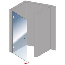 Schulte Sondermaß-Anfertigung Davita Drehtür In Nische 7 Schulte Sondermaß-Anfertigung Davita Drehtür In Nische -Dusche Geschäft 820344 2053 2