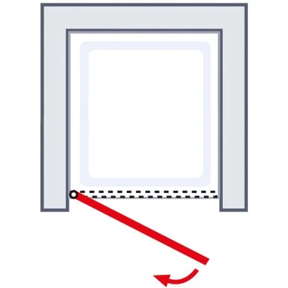 Schulte Sondermaß-Anfertigung Davita Drehtür In Nische 5 Schulte Sondermaß-Anfertigung Davita Drehtür In Nische – Bild 3