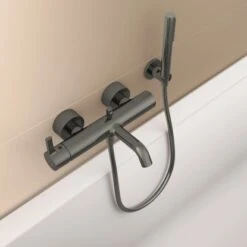 Ideal Standard Handbrause Idealrain Atelier Stick Magnetic Grey Metall -Dusche Geschäft 887300 3049 6