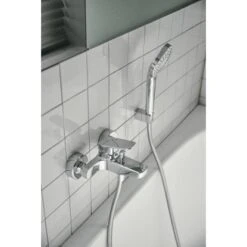 Ideal Standard Brausehalter Idealrain Atelier Chrom Eckig Für Handbrause -Dusche Geschäft 887368 3049 11
