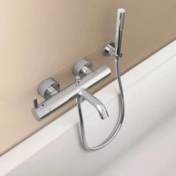Ideal Standard Brausehalter Idealrain Atelier Chrom Rund Für Handbrause -Dusche Geschäft 887417 3049 4