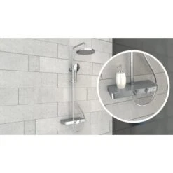 Eisl Duschset Futura Wellness Duschsystem Mit Thermostat Glasablage Chrom Grau 16 Eisl Duschset Futura Wellness Duschsystem Mit Thermostat Glasablage Chrom Grau -Dusche Geschäft 9002560798954 2759 4