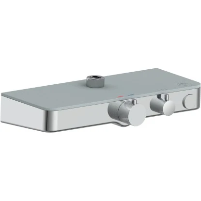 Eisl Duschset Futura Wellness Duschsystem Mit Thermostat Glasablage Chrom Grau 10 Eisl Duschset Futura Wellness Duschsystem Mit Thermostat Glasablage Chrom Grau – Bild 8