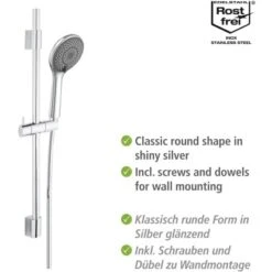 Wenko Brauseset Watersaving Chrom 14 Wenko Brauseset Watersaving Chrom -Dusche Geschäft 903251 1068 04