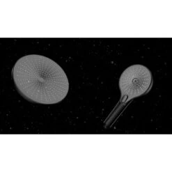 Wenko Regenduschkopf Ultimate Shower Schwarz/Grau Ø 25 Cm -Dusche Geschäft 903630 1068 15