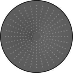 Wenko Regenduschkopf Ultimate Shower Schwarz/Grau Ø 25 Cm -Dusche Geschäft 903630 1068 16