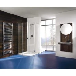 Breuer Runddusche Drehtür Espira Radius 55 Cm Chrom Klarglas 90 X 90 Cm -Dusche Geschäft 933036 2570 2