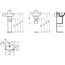 Ideal Standard Wandsäule I.life A Für Handwaschbecken Weiß 15 Ideal Standard Wandsäule I.life A Für Handwaschbecken Weiß -Dusche Geschäft 9802943 3049 7