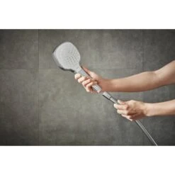 Hansgrohe Handbrause Croma Select E Vario Mit 3 Strahlarten Weiß-Chrom -Dusche Geschäft Install 2683 26812400 tif