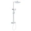 Eisl Überkopfbrause-Set Grande Vita Mit Thermostatablage Chrom-Weiß -Dusche Geschäft esetgrandevitachromweiss 1