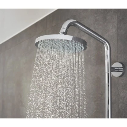 Hansgrohe Showerpipe Croma 160 1jet Mit Thermostat Chrom 6 Hansgrohe Showerpipe Croma 160 1jet Mit Thermostat Chrom – Bild 4