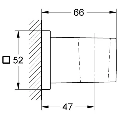 Grohe Handbrausehalter Euphoria Cube Für Wandmontagen 4 Grohe Handbrausehalter Euphoria Cube Für Wandmontagen – Bild 2
