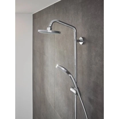 Hansgrohe Showerpipe Croma 160 1jet Mit Thermostat Chrom 7 Hansgrohe Showerpipe Croma 160 1jet Mit Thermostat Chrom – Bild 5