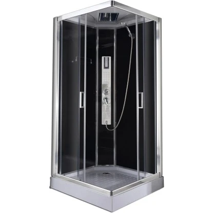 Sanotechnik Komplettduschkabine Trend 2 Chrom-Optik 210 Cm X 90 Cm 3 Sanotechnik Komplettduschkabine Trend 2 Chrom-Optik 210 Cm X 90 Cm