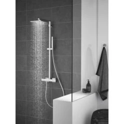 Grohe Überkopfbrause-Set Euphoria Cube 230 Mit Thermostat Chrom -Dusche Geschäft riacube duschsystem milieu