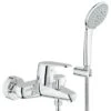 Grohe Einhand-Wannenbatterie Eurodisc C DN 15 Mit Brausegarnitur