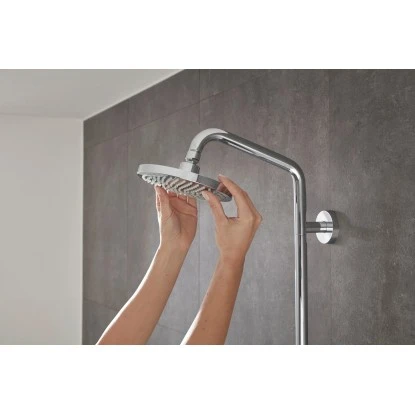 Hansgrohe Showerpipe Croma 160 1jet Mit Thermostat Chrom 5 Hansgrohe Showerpipe Croma 160 1jet Mit Thermostat Chrom – Bild 3