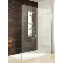 Breuer Walk-In Duschwand Entra Chrom Klarglas 100 Cm -Dusche Geschäft tenwand klarglas typ0886 1