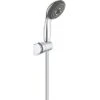Grohe QuickFix Handbrause-Set Vitalio Start 100 Chrom 3 Strahlarten -Dusche Geschäft vitaliostart wandhalterset